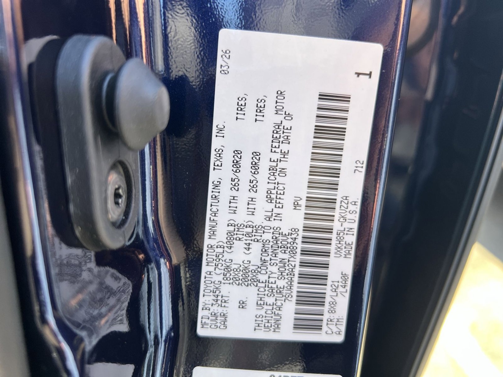 New 2026 Toyota Sequoia Platinum AWD/4WD image 22