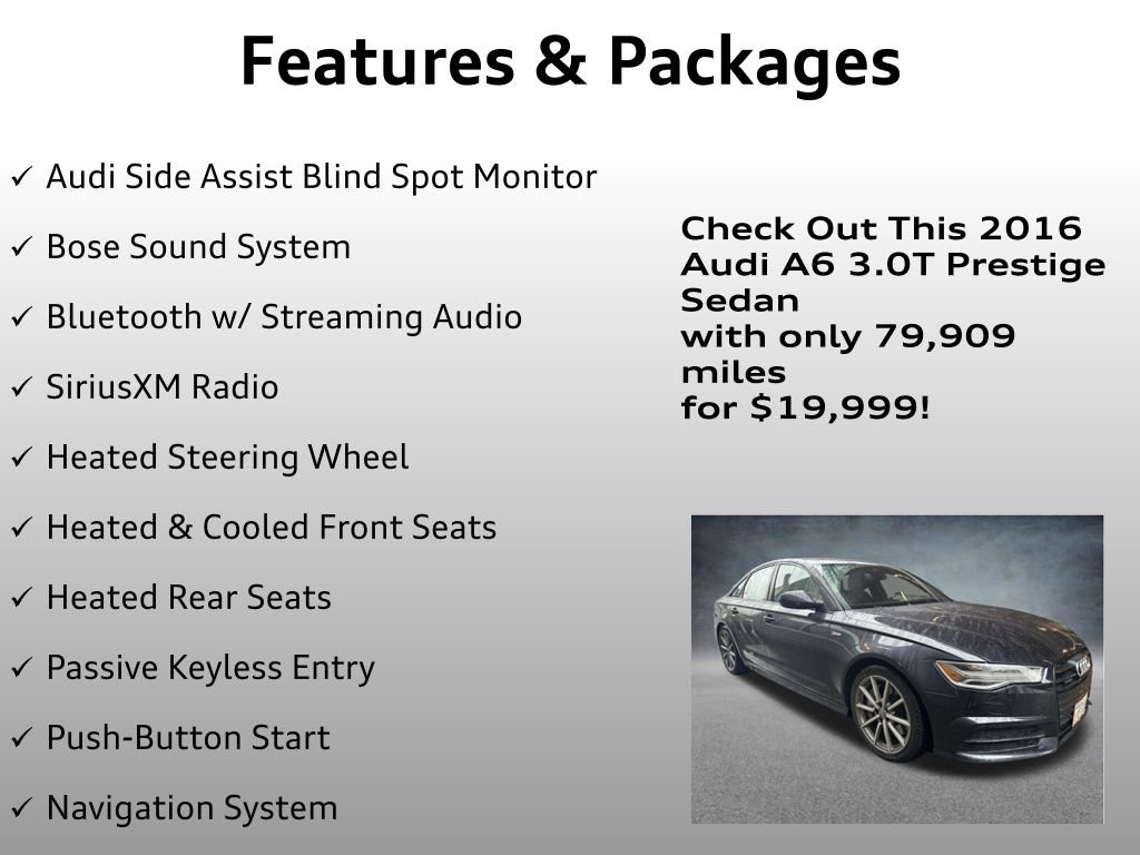 Used 2016 Audi A6 3.0T Prestige AWD/4WD image 8