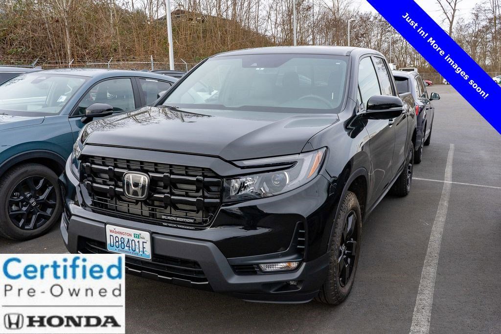 Certified 2025 Honda Ridgeline Black Edition