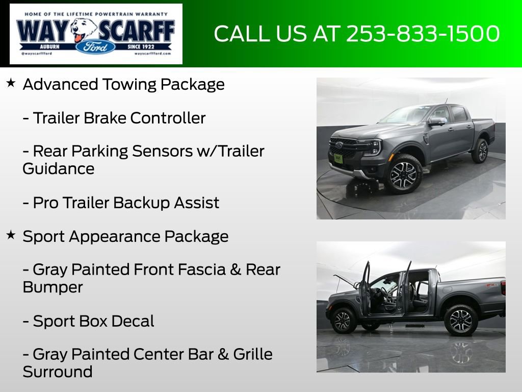 New 2025 Ford Ranger Lariat w/ FX4 Off-Road Package AWD/4WD image 12