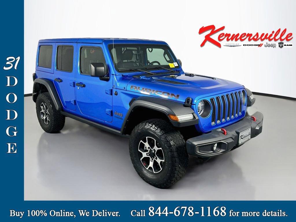 Used 2022 Jeep Wrangler Unlimited Rubicon w/ LED Lighting Group AWD/4WD image 1