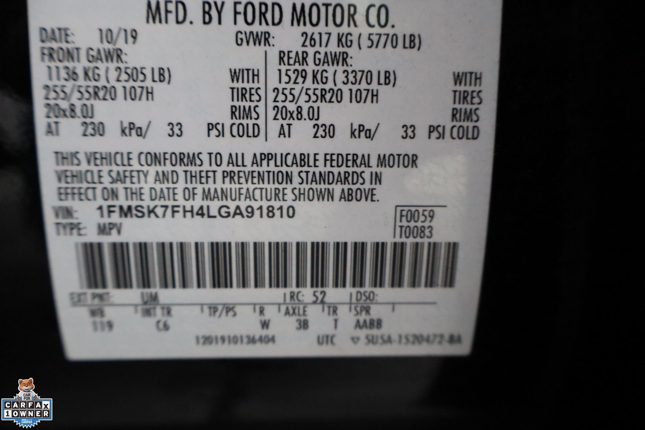 Used 2020 Ford Explorer Limited w/ Class III Trailer Tow Package image 33