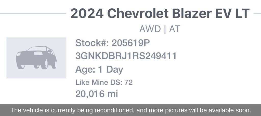 Used 2024 Chevrolet Blazer EV LT AWD/4WD image 19