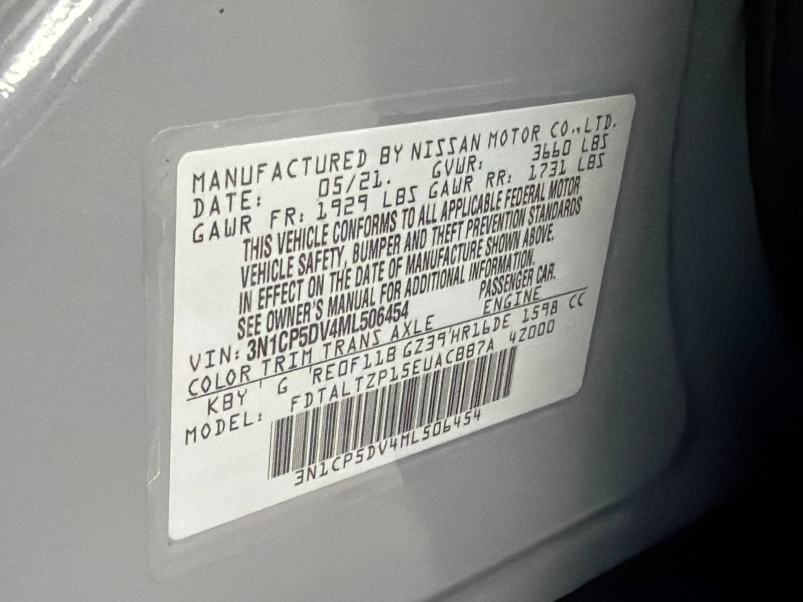 Used 2021 Nissan Kicks SR w/ SR Premium Package FWD image 31