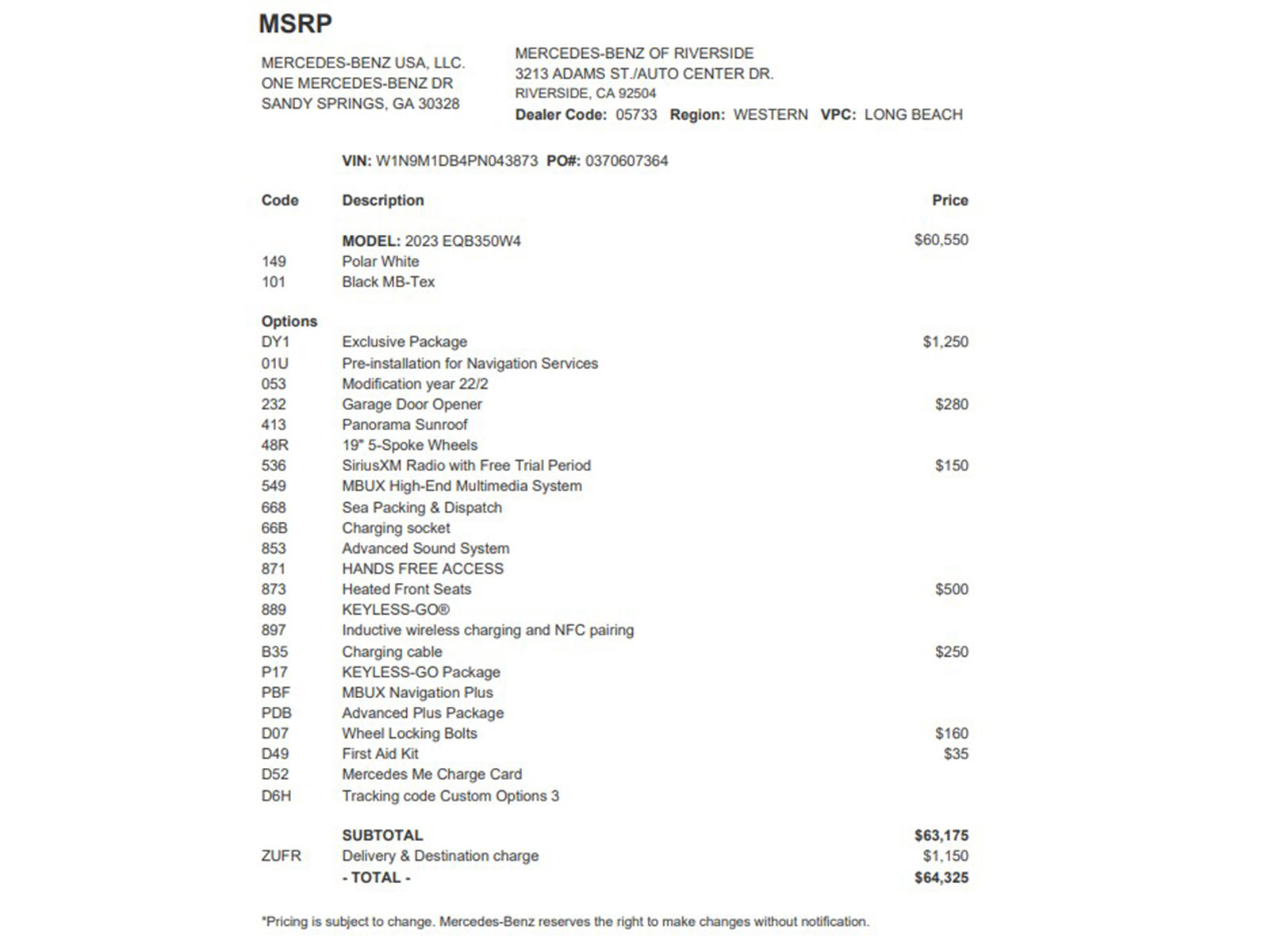 Certified 2023 Mercedes-Benz EQB 350 4MATIC SUV image 27