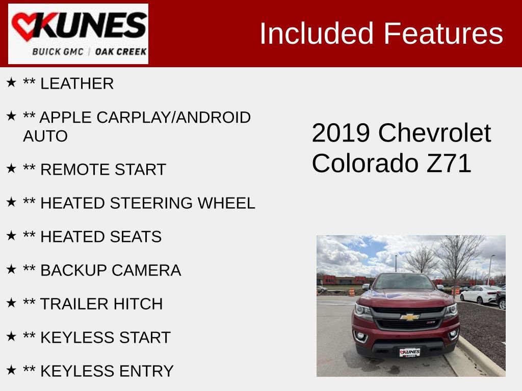Used 2019 Chevrolet Colorado Z71 image 2