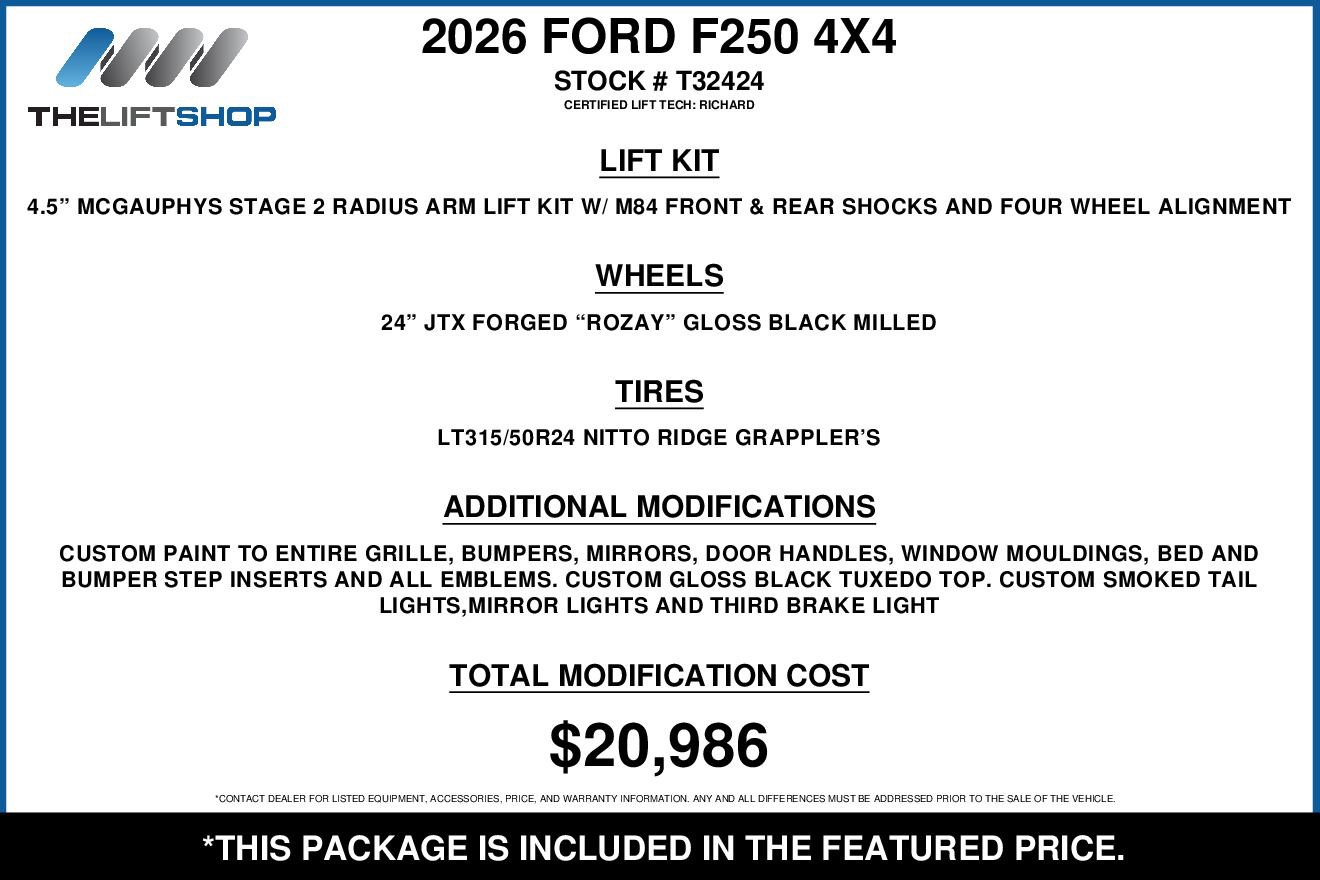 Used 2026 Ford F250 King Ranch w/ Chrome Package AWD/4WD video 2