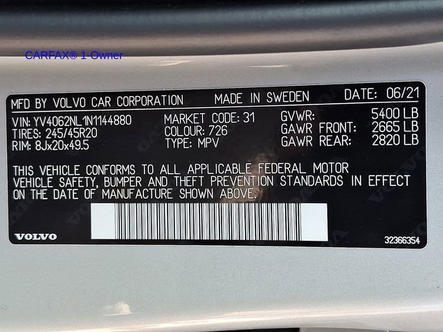 Used 2022 Volvo V90 B6 Cross Country w/ Advanced Package image 27