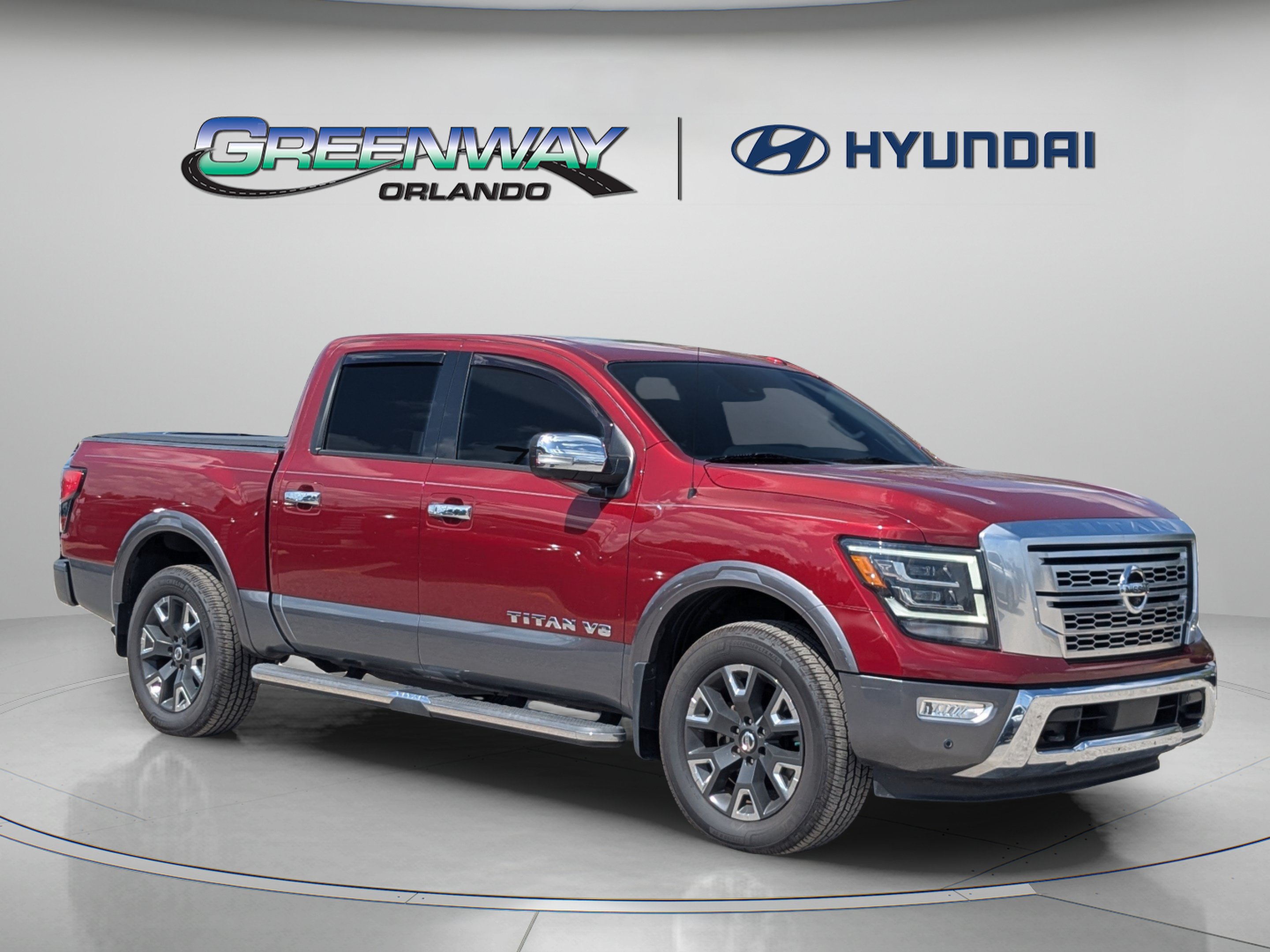 Used 2020 Nissan Titan Platinum Reserve w/ Moonroof Package AWD/4WD image 2