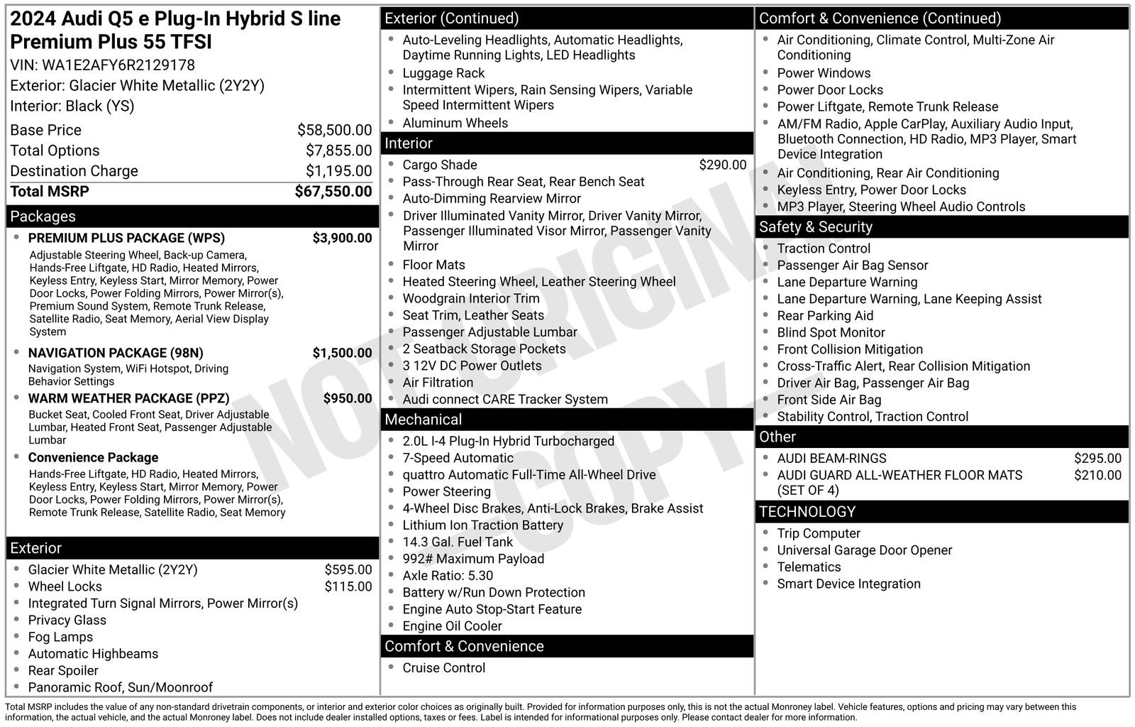 Used 2024 Audi Q5 e Premium Plus w/ Premium Plus Package image 37