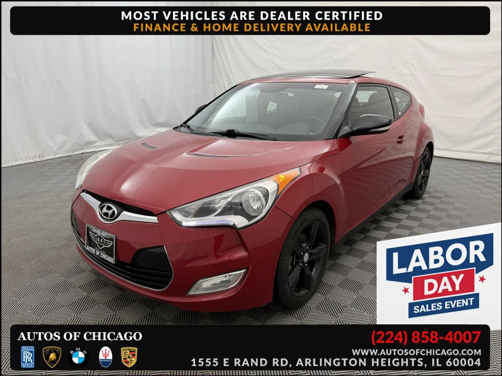 Used 2014 Hyundai Veloster w/ Style Package 02 FWD image 1
