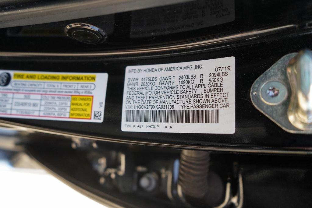 Used 2019 Honda Accord Touring image 40