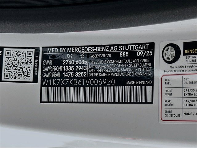 New 2026 Mercedes-Benz AMG GT 63 S image 31