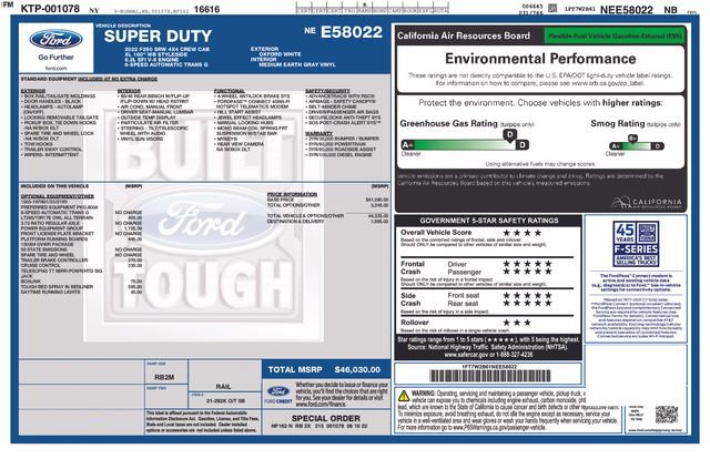 Used 2022 Ford F250 XL w/ Power Equipment Group AWD/4WD image 2