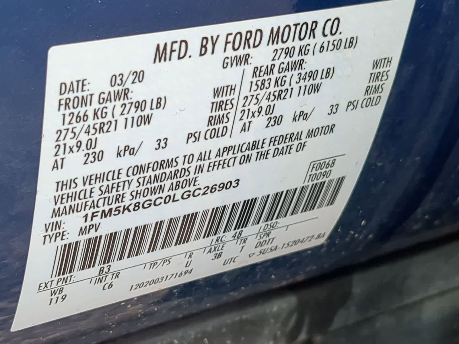 Used 2020 Ford Explorer ST w/ ST Street Pack AWD/4WD image 34