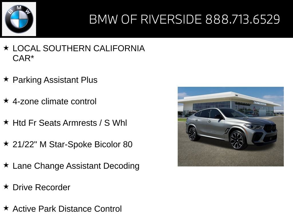 Used 2020 BMW X6 M Competition w/ Executive Package image 15