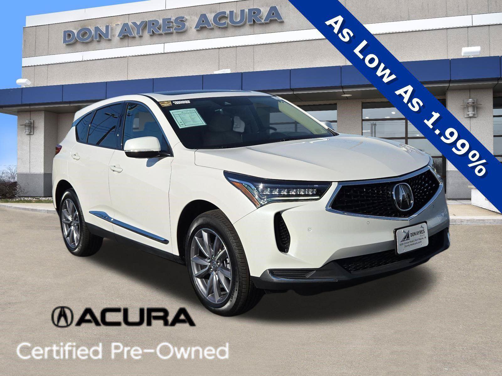 Certified 2023 Acura RDX AWD w/ Technology Package