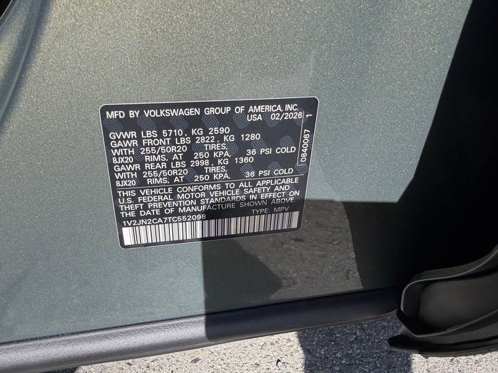 New 2026 Volkswagen Atlas SE image 34