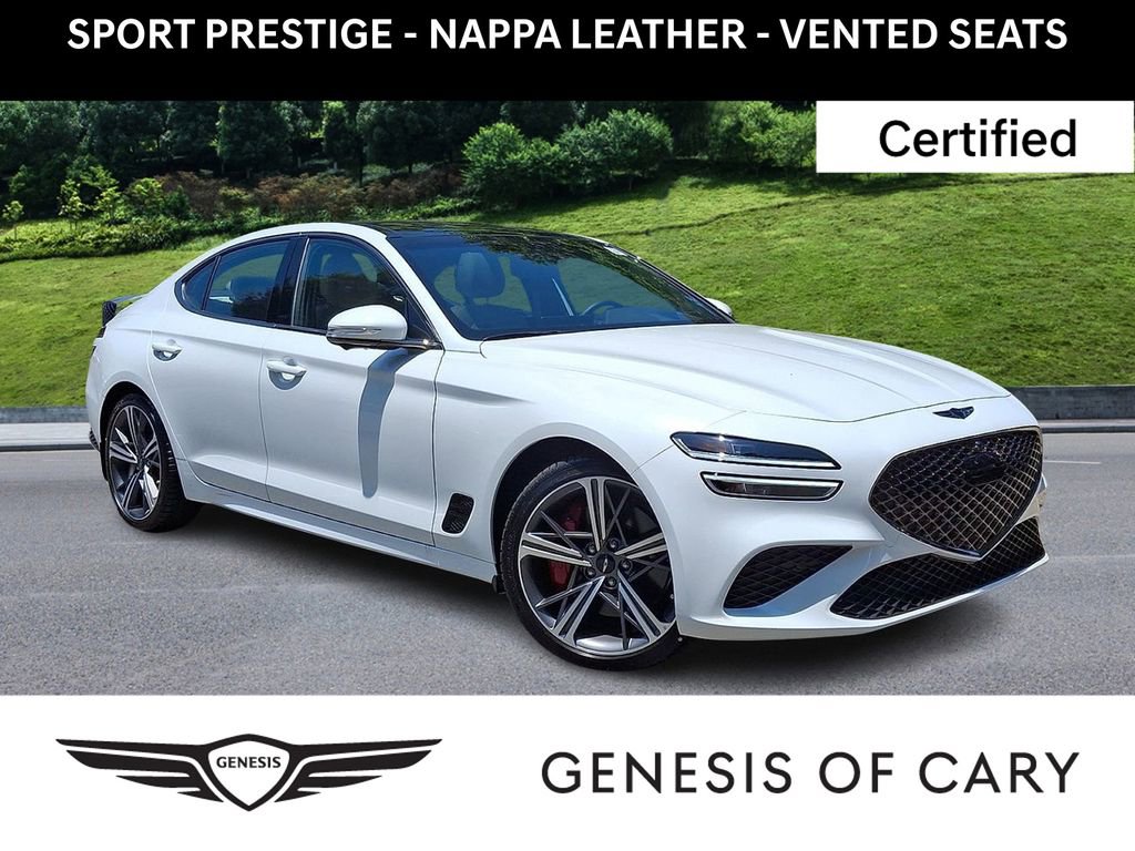 Certified 2025 Genesis G70 3.3T Advanced w/ Sport Prestige Package