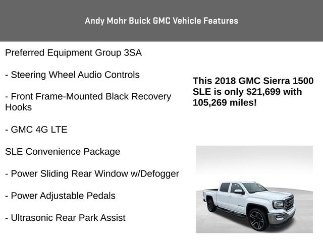 Used 2018 GMC Sierra 1500 SLE w/ Black Pack AWD/4WD image 20