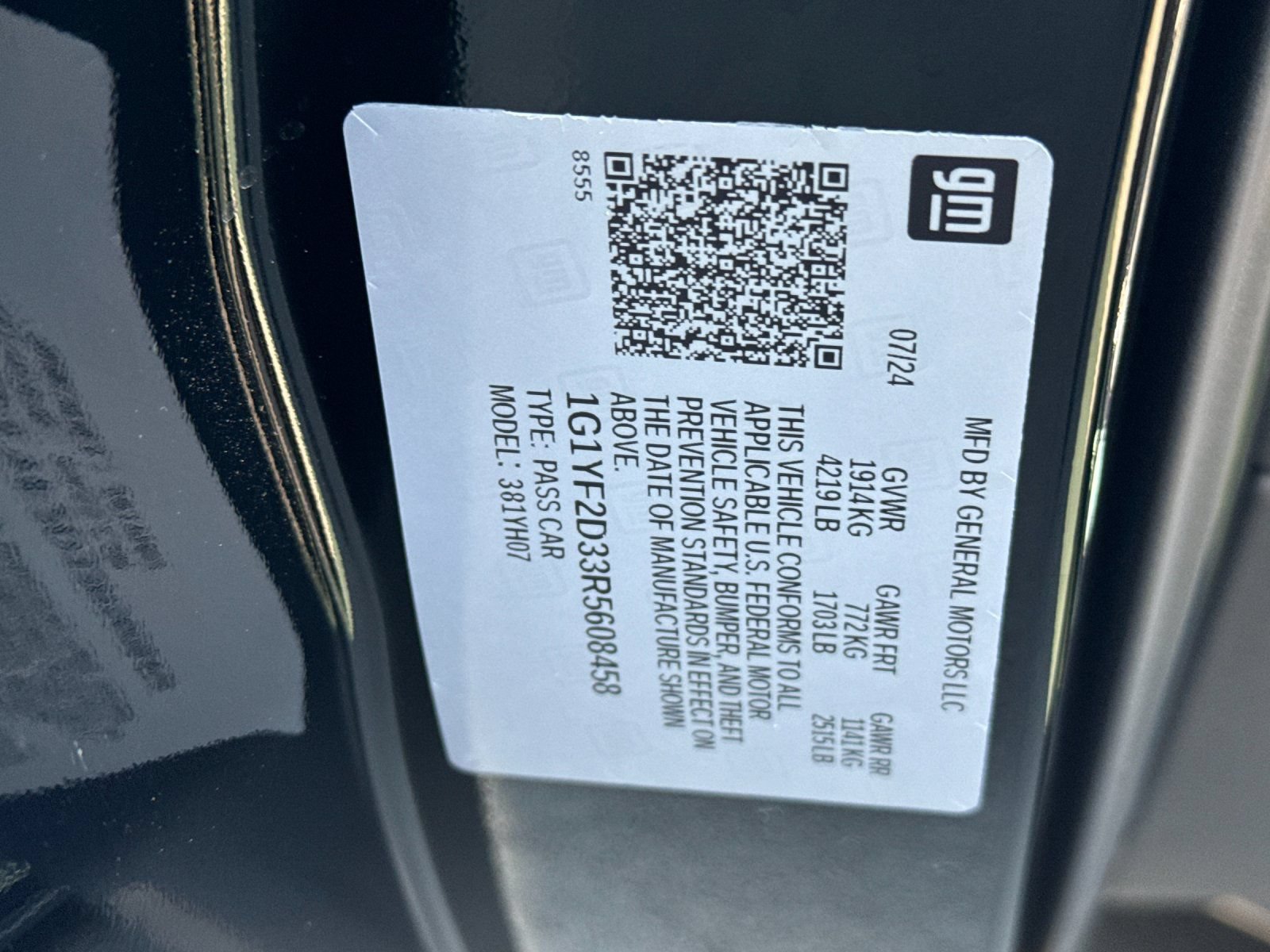 Used 2024 Chevrolet Corvette Z06 w/ Battery Protection Package RWD image 26