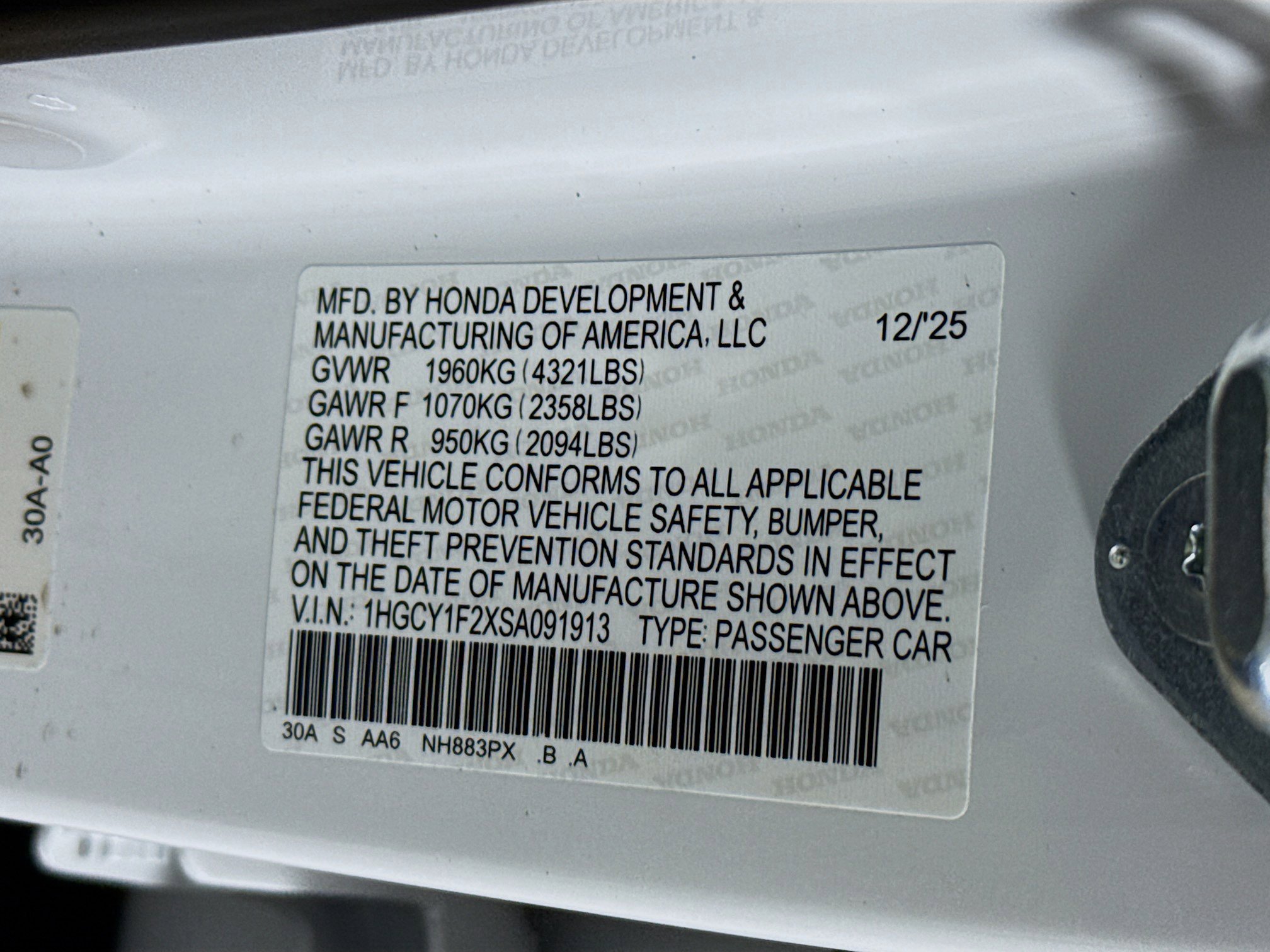 New 2025 Honda Accord LX image 35