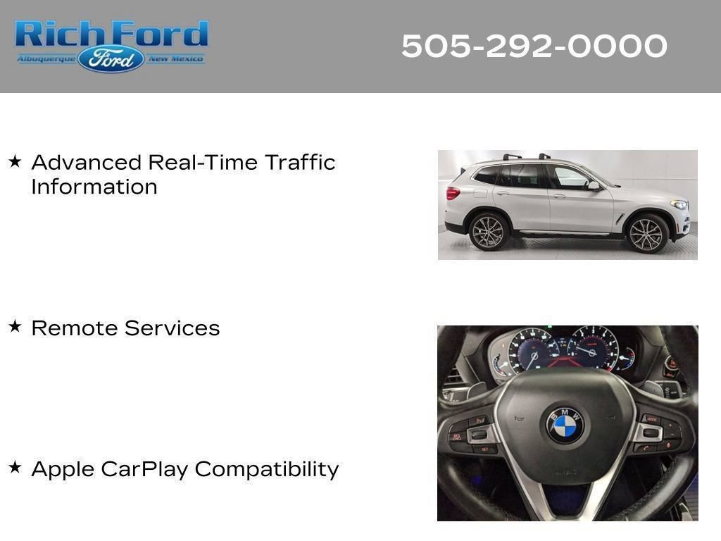 Used 2019 BMW X3 sDrive30i w/ Driving Assistance Package RWD image 24