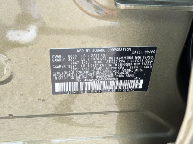 New 2027 Subaru Ascent Touring AWD/4WD image 26