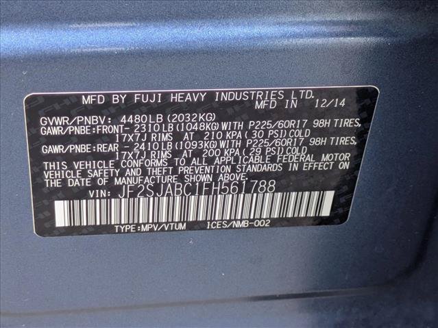 Used 2015 Subaru Forester 2.5i w/ Alloy Wheel Package AWD/4WD image 23