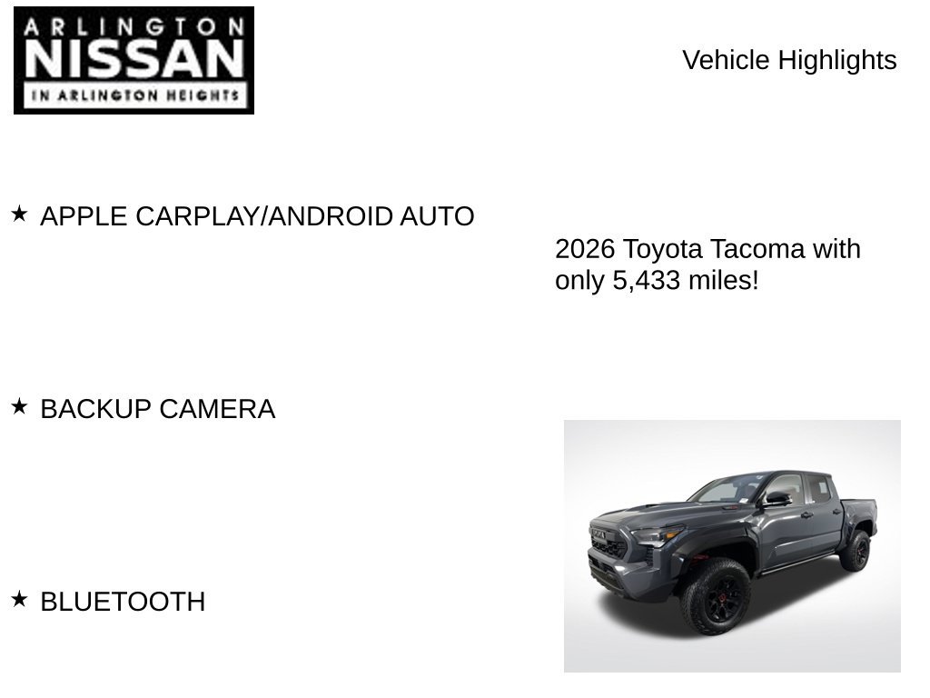 Used 2026 Toyota Tacoma TRD Pro AWD/4WD image 7