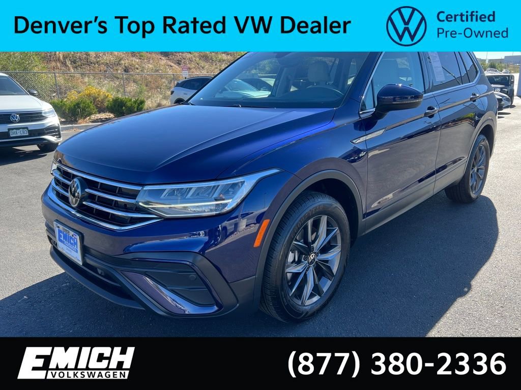 Used 2022 Volkswagen Tiguan SE w/ Panoramic Sunroof Package