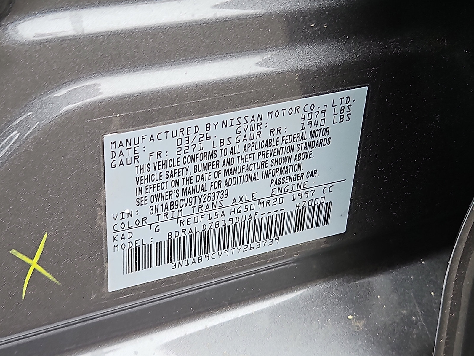 New 2026 Nissan Sentra SV w/ SV Convenience Package FWD image 20