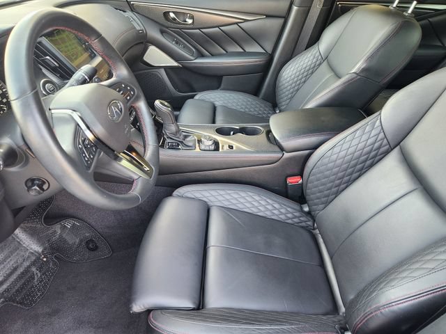 Used 2023 INFINITI Q50 Red Sport 400 w/ Black Opal Edition RWD image 4
