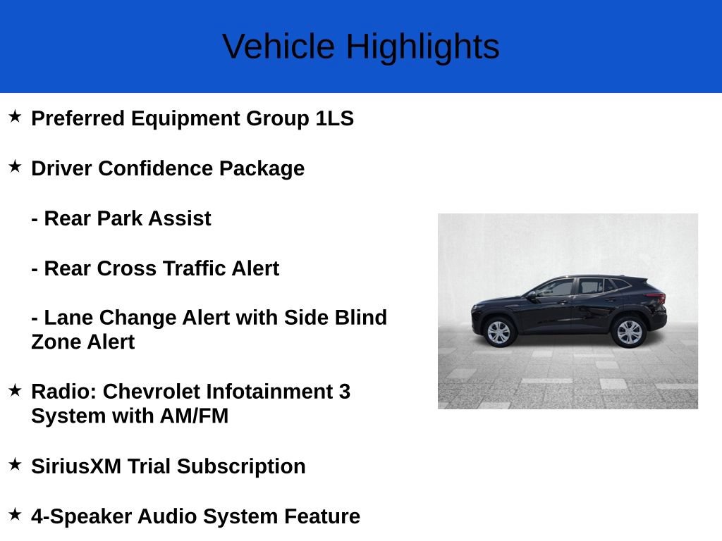 New 2026 Chevrolet Trax LS w/ Driver Confidence Package FWD image 2