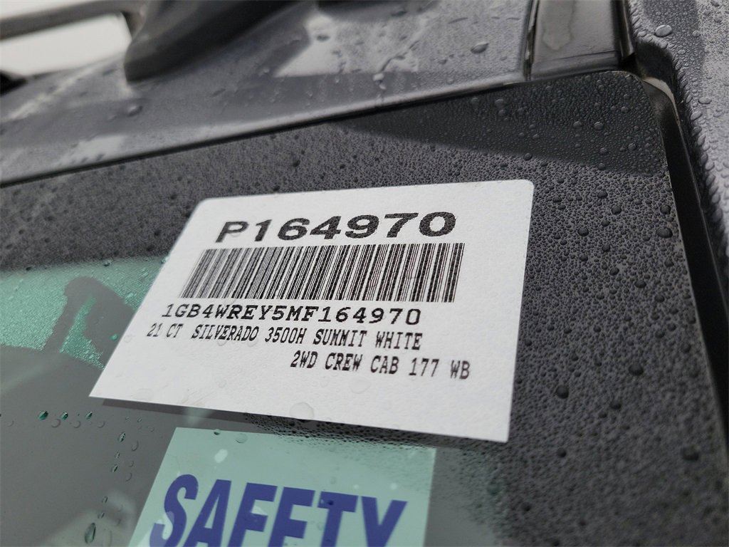 Used 2021 Chevrolet Silverado 3500 W/T w/ WT Convenience Package image 29