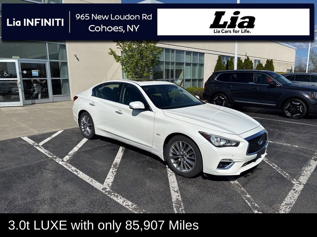 Used 2018 INFINITI Q50 Luxe w/ Essential Package (3.0T Luxe) AWD/4WD image 1