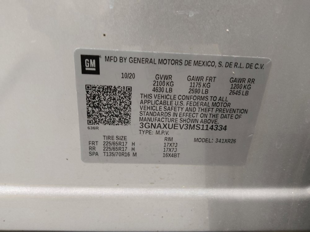 Used 2021 Chevrolet Equinox LT AWD/4WD image 33