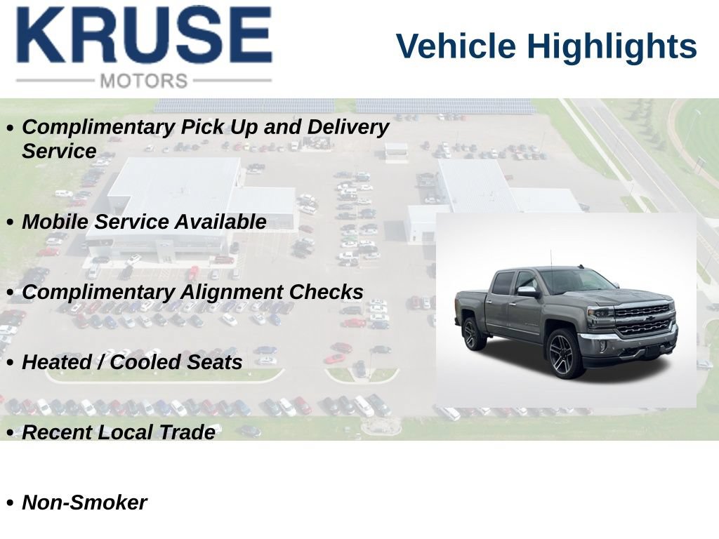 Used 2017 Chevrolet Silverado 1500 LTZ w/ LPO, Black Pack AWD/4WD image 16