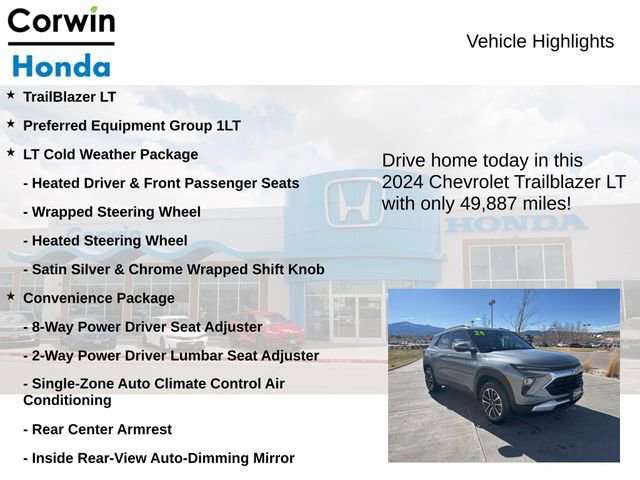 Used 2024 Chevrolet TrailBlazer LT w/ Convenience Package image 7