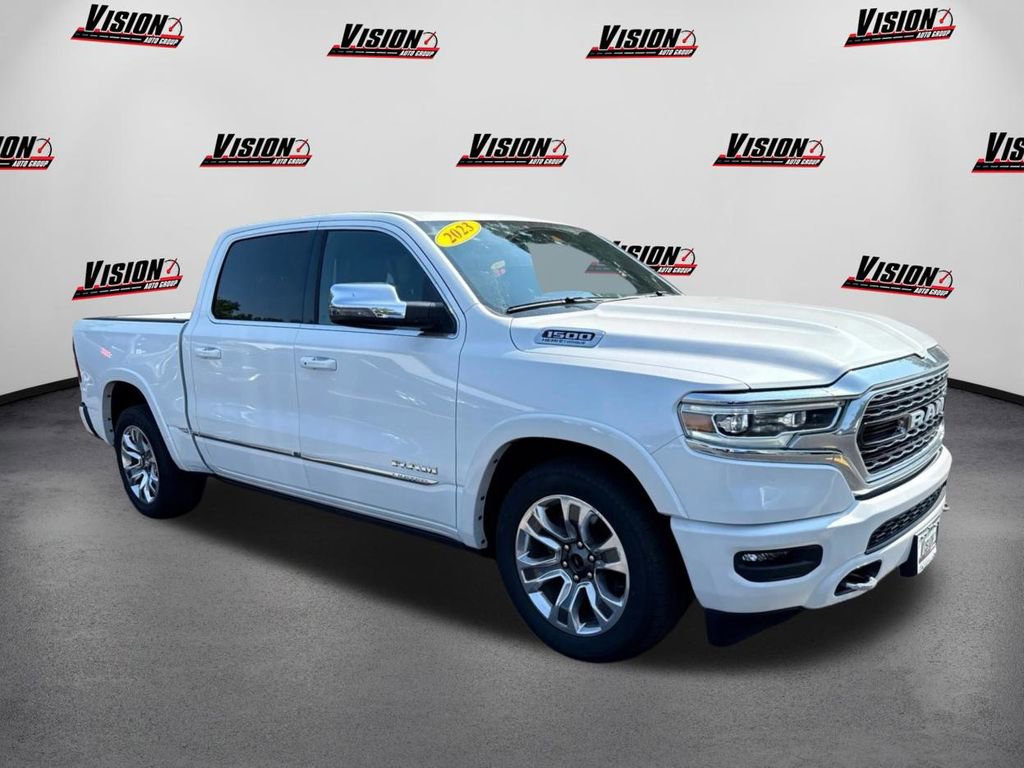 Used 2023 RAM 1500 Limited w/ Body Color Bumper Group video 3