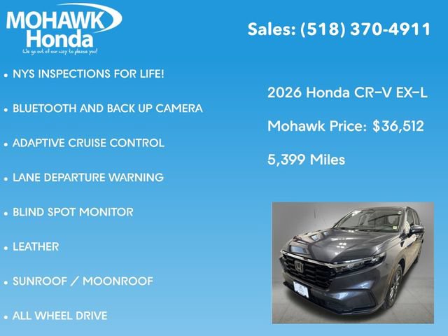 Certified 2026 Honda CR-V EX-L image 8