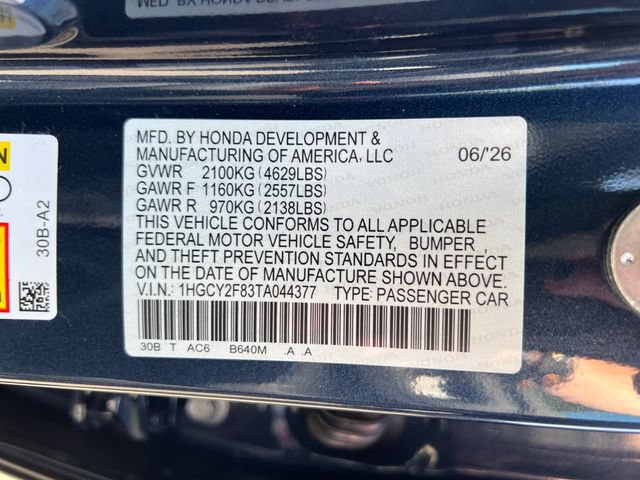 New 2026 Honda Accord Touring image 18