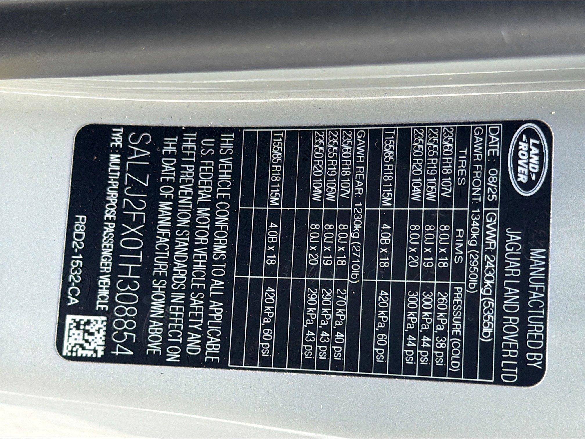 New 2026 Land Rover Range Rover Evoque S image 42