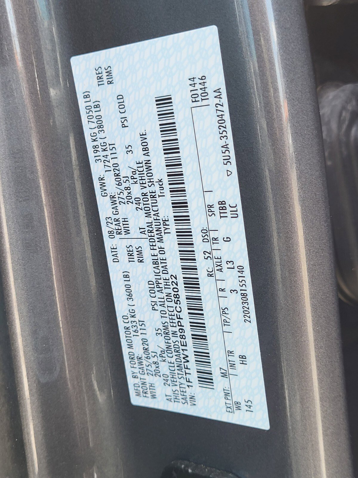 Certified 2023 Ford F150 Lariat w/ Equipment Group 502A High image 35