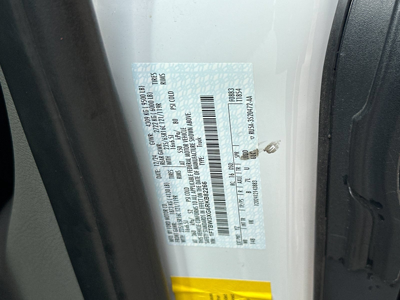 Used 2024 Ford Transit 350 148 High Roof Extended w/ Load Area Protection Package RWD image 42