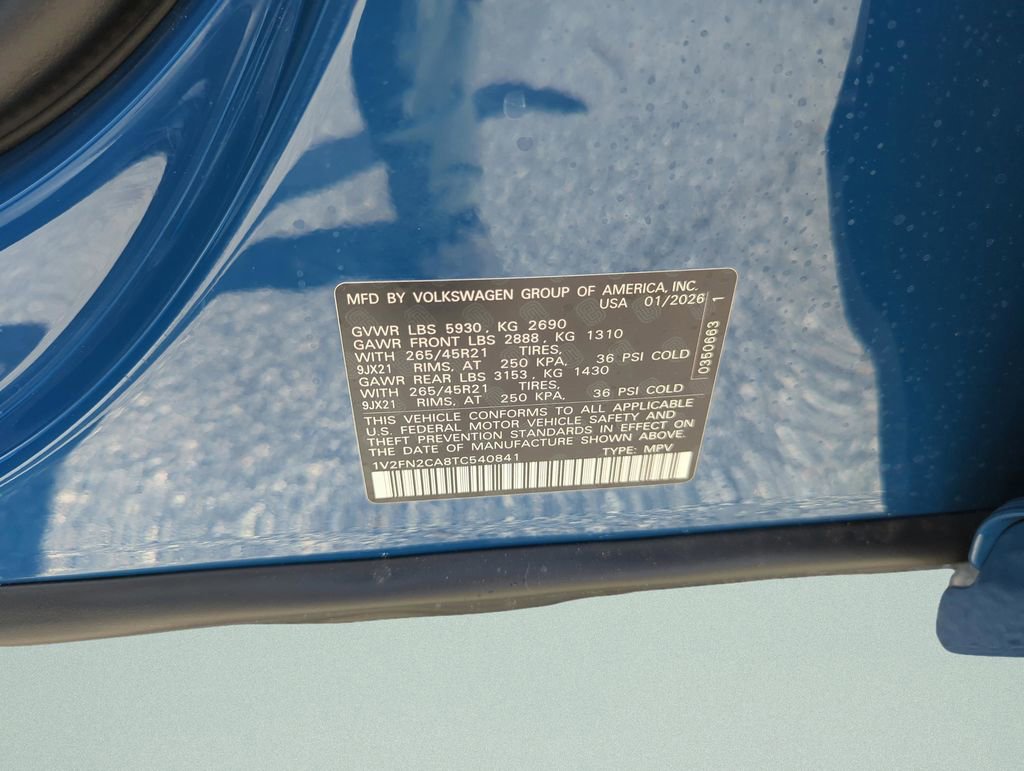 New 2026 Volkswagen Atlas SEL Premium R-Line image 44