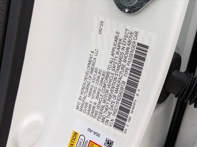 New 2025 Honda Accord SE image 20