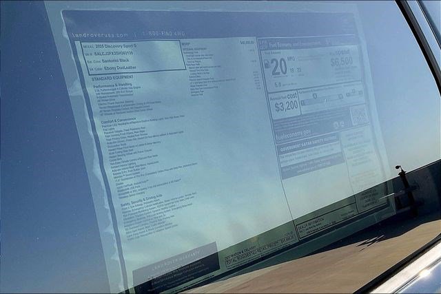 New 2025 Land Rover Discovery Sport S image 16