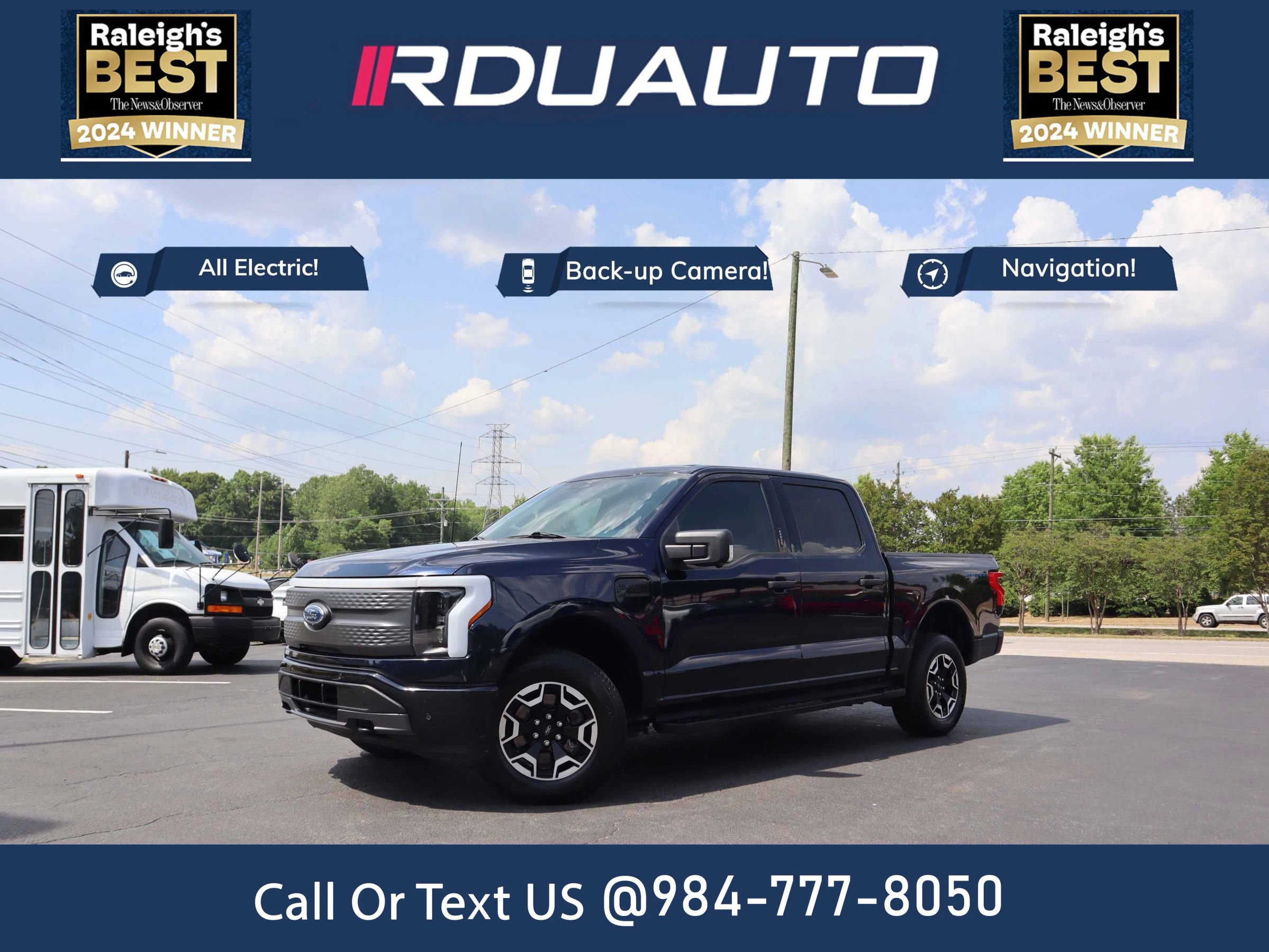 Used 2023 Ford F150 Lightning XLT AWD/4WD image 1