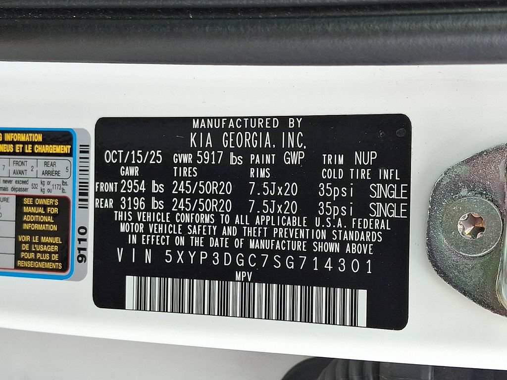 Certified 2025 Kia Telluride EX w/ EX Captain's Chair Package AWD/4WD image 31